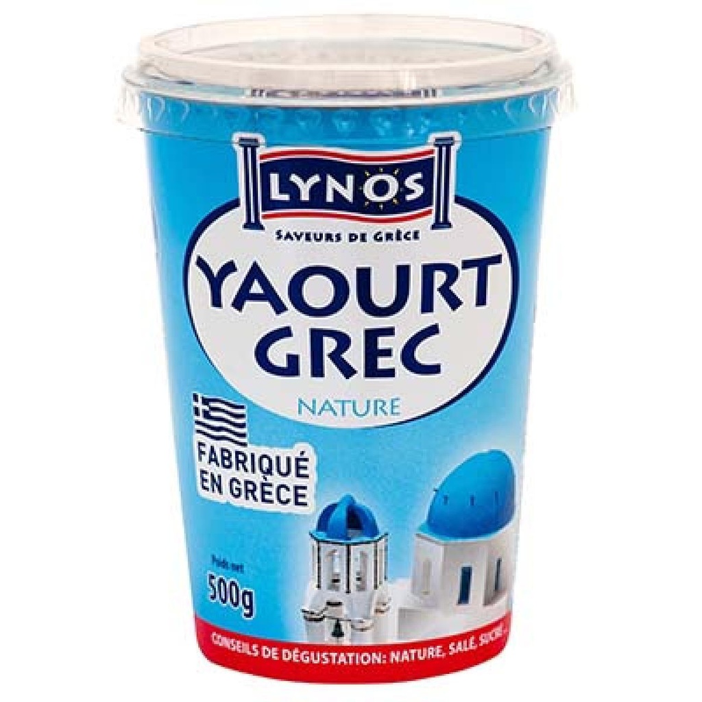 Y.GRECQUE NATURE 0% 500G