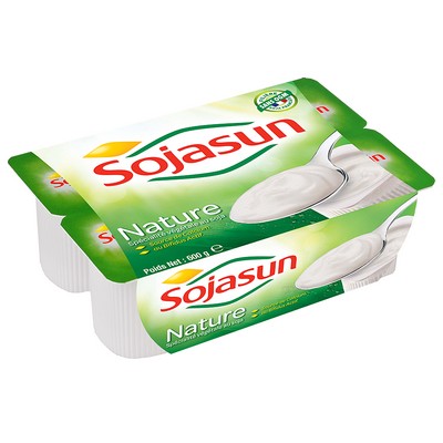 Sojasun Natural 6x100g 100% Plant-Based