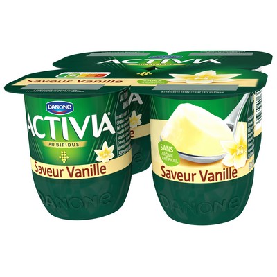 Activia Vanilla Yogurt x4
