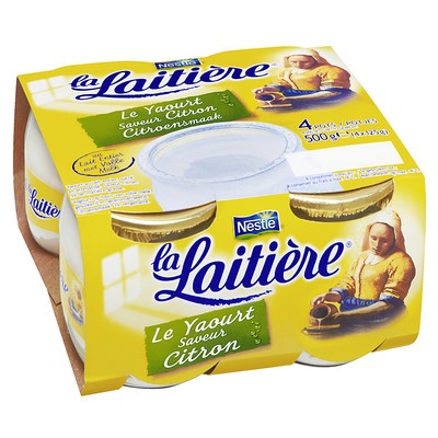 La Laitière Lemon Yogurt x4