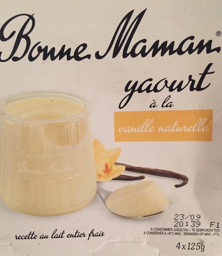 Y.VANILLA PLAIN.X4  B.MAMAN