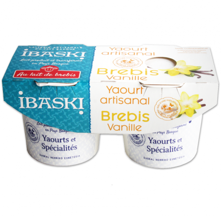SHEEP'S MILK YOGURT VANILLA FLAVOR X2 IBASK