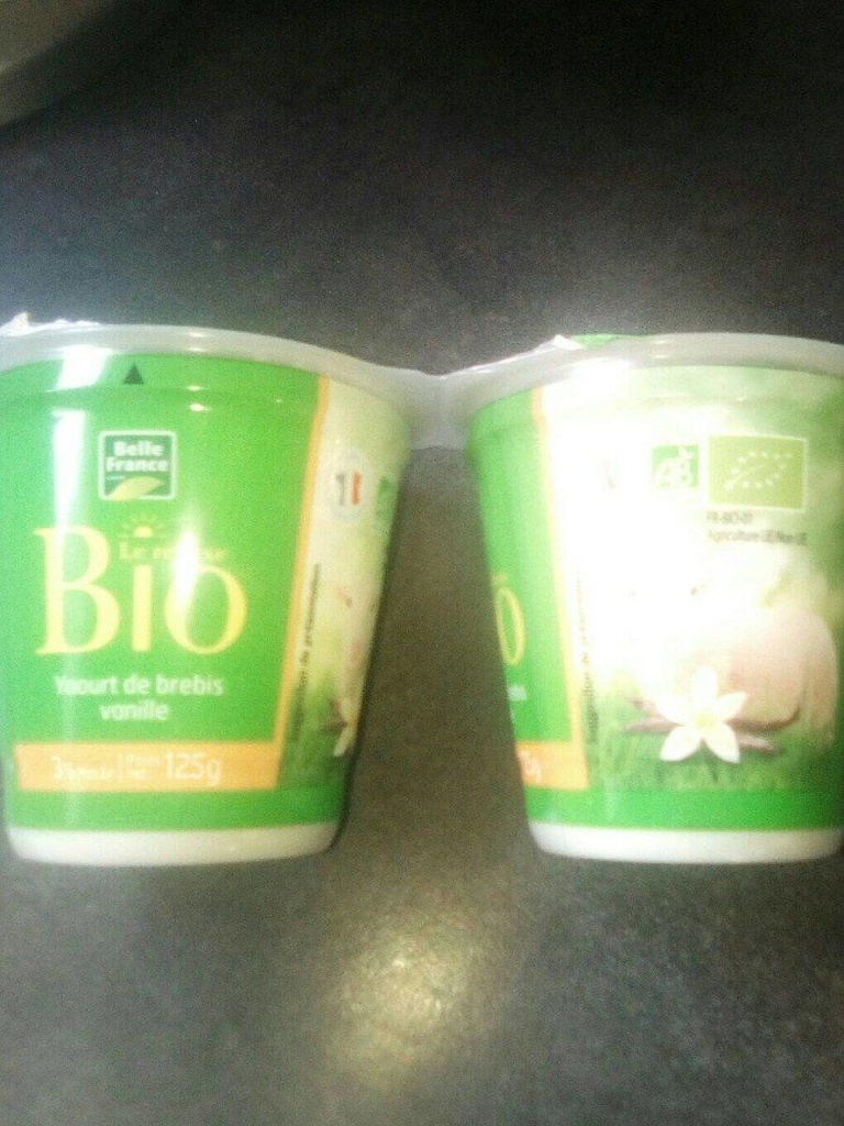 Organic Sheep’s Milk Vanilla Yogurt x2 BF