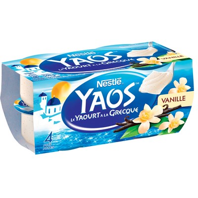 Greek Yogurt Vanilla Flavor x4