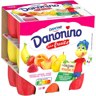 Danonino Fruit Petits Suisses 18x50g - OD