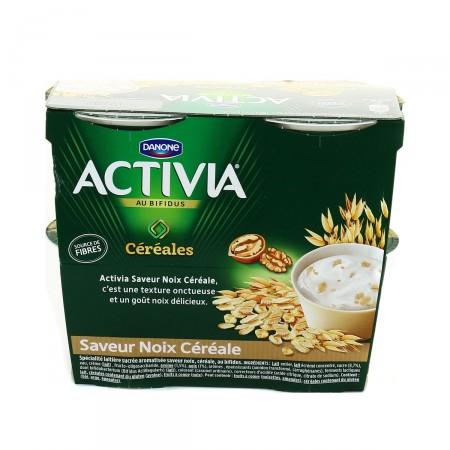Activia Yaourt céréales noix bifidus 4x120g