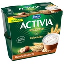 Activia Yogurt with Cereals, Muesli, Quinoa, Hazelnut Bifidus 4x120g