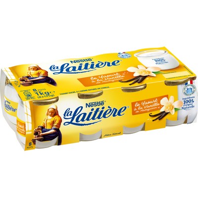 La Laitière Vanilla Yogurt x8