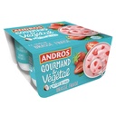 Andros Plant-Based Strawberry Yogurt with Coconut Milk 4x100g