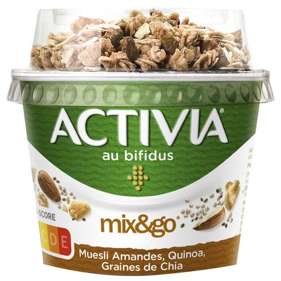 Activia Bifidus Yogurt with Muesli, Almonds, Quinoa & Chia 1x170g