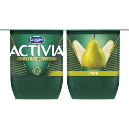Activia Pear Yogurt x4
