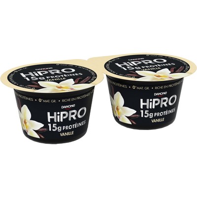 Y.HIPRO Vanilla Flavour Yogurt x2 Danone