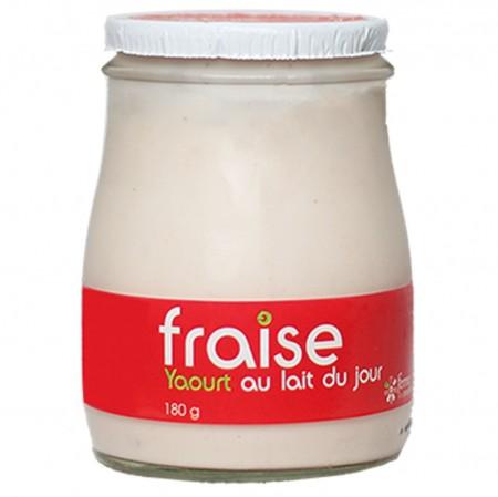 Strawberry Yogurt 140g Les Peupliers