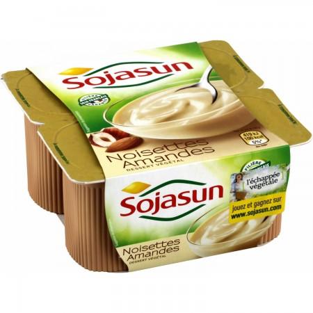 SOJASUN NOISETTES AMANDES 4X100G