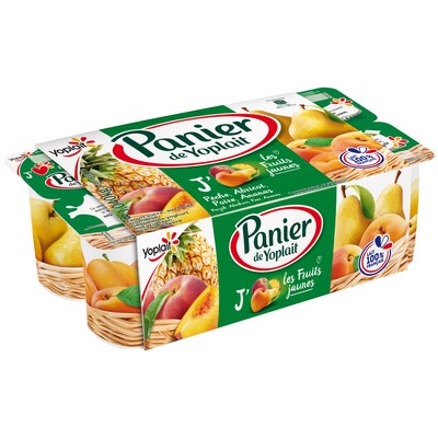 Standard Yellow Fruits Basket 125g x8