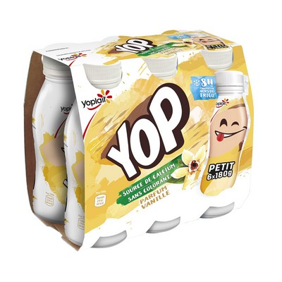 YAB P'tit Yop Flavoured Vanilla 180g x6