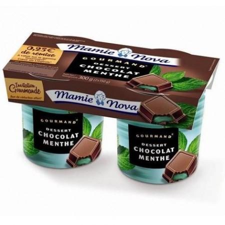 Mamie Nova Gourmand Fondant Chocolat Menthe 2x150g
