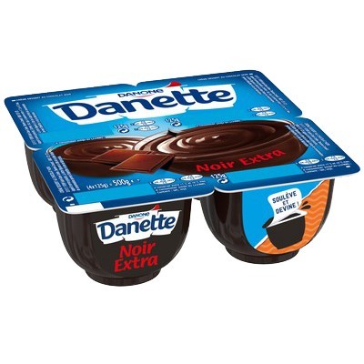 Danette Extra Dark Chocolate Dessert Cream 4x125g