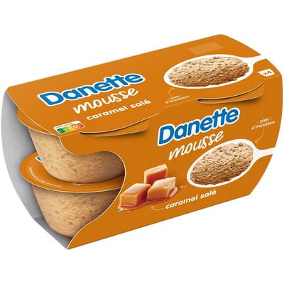 Danette Mousse caramel salé 4x60g