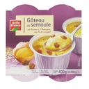 GATEAU DE SEMOULE AUX RAISINS BF POT 4 X 100 G 