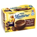 LA LAITIERE Chocolate Cream Dessert Pots 4x100g