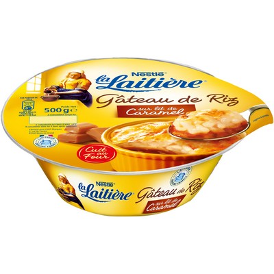 La Laitiere Gateau de Riz au caramel 1x500g