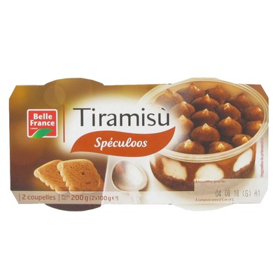 Belle France Speculoos Tiramisu Pot 2 x 100g