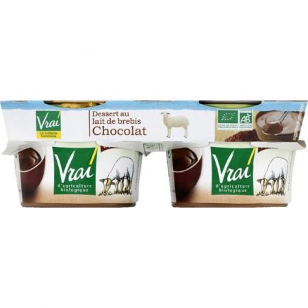DESSERT BREBIS CHOCOLAT BIO 2X125G VRAI