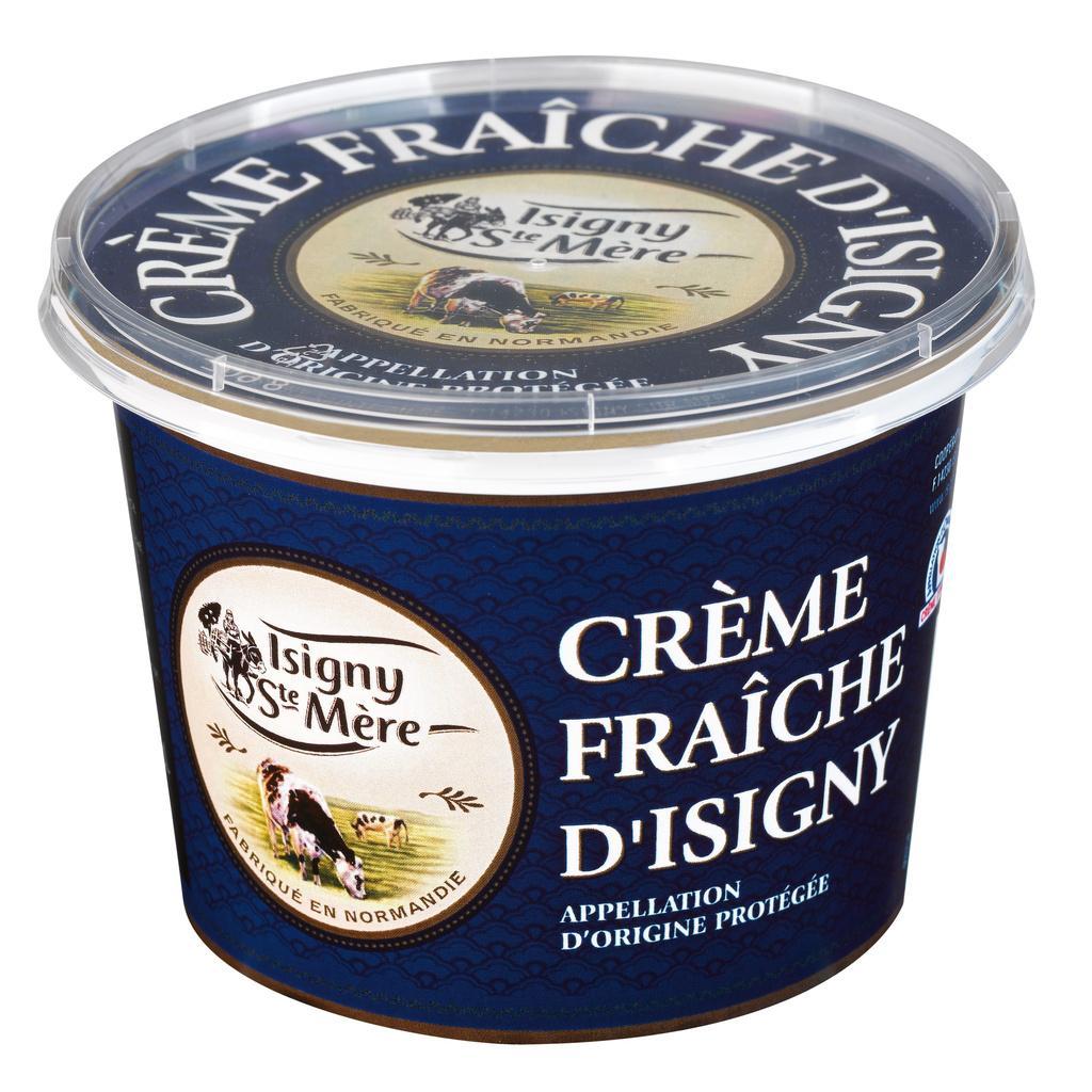 Isigny AOP Crème Fraîche 35% – Plastic Tub 50cl Pack of 6