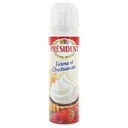 PRESIDENT CREME FOUETTE FERME ET ONCTUEUSE SOUS PRESSION 250G