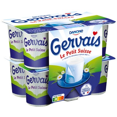 Gervais Natural Petits Suisses 9.5% fat 12x60g