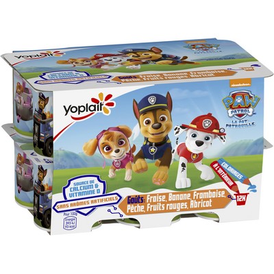 Yoplait Paw Patrol Flavoured Fresh Cheese 12x50g