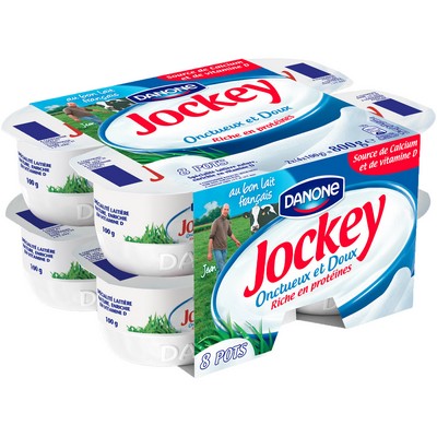 Jockey Natural Fromage Blanc 3% fat 8x100g