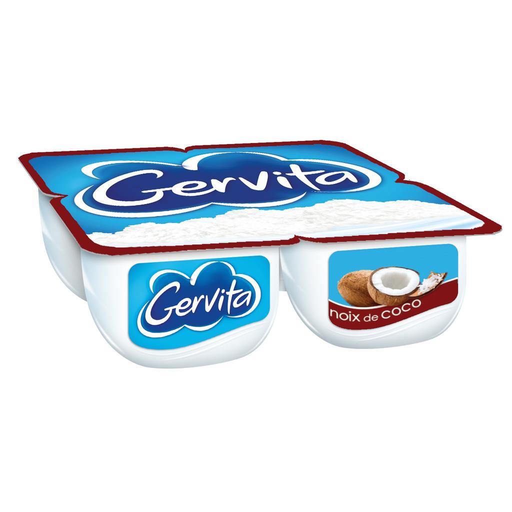 Gervita Coconut Mousse Fromage Blanc 4x100g