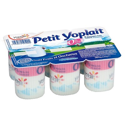 FFR PETIT YOPLAIT FROMAGE FRAIS 0% MG 60GX6
