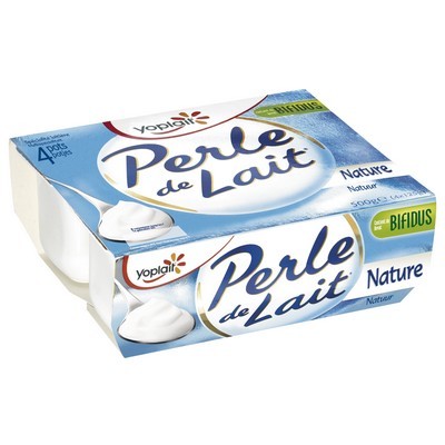 SLA PERLE DE LAIT NATURAL 125GX4