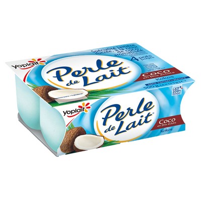 SLA Perle de Lait Flavoured Coconut 125g x4