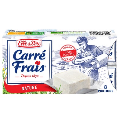 Carré Frais Natural 15% Fat 8 Portions 200g