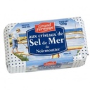 Beurre moulé demi-sel aux cristaux de sel de mer de Noirmoutier 125g Grand Fermage