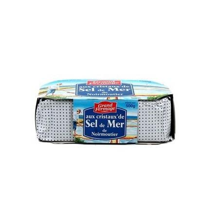 Beurre moulé au sel de mer de Noirmoutier 500g Grand Fermage