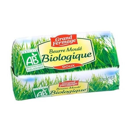 Beurre moulé BIO 250g doux 100% Breton Grand Fermage