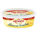PRESIDENT Soft Unsalted Butter 82% Fat Butter Dish 250g