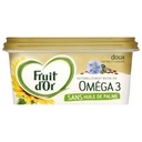 Fruit D'or Margarine Oméga 3 Sans Huile de Palme & 100% végétal Doux 450g