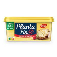 PLANTA FIN Margarine Sans Huile de Palme & 100% végétal Doux 450g