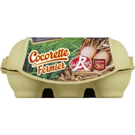 Box of 6 Label Rouge Farm Eggs