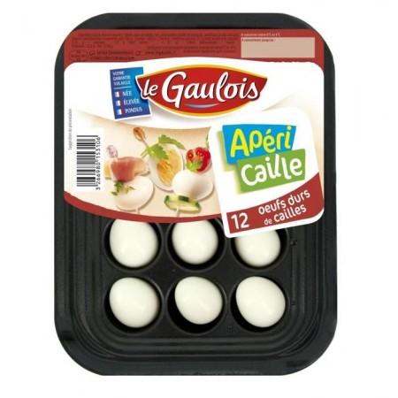 110 G - LE GAULOIS - OEUFS DE CAILLES CUITS X 12