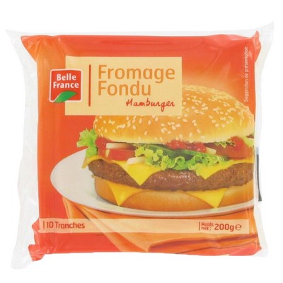 SLICES OF CHEESE FOR HAMBUREDR X10  BF