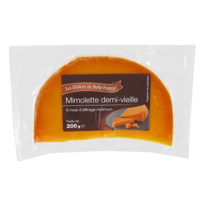 Aged Mimolette Cheese Half DBF Film 200g