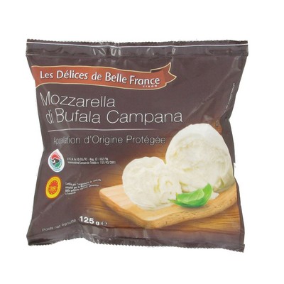 MOZZARELLA DI BUFALA CAMPANA AOP DBF SACHET 125 G 