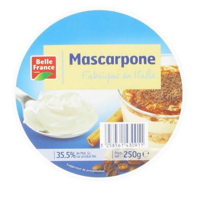 MASCARPONE BF TUB 250 G